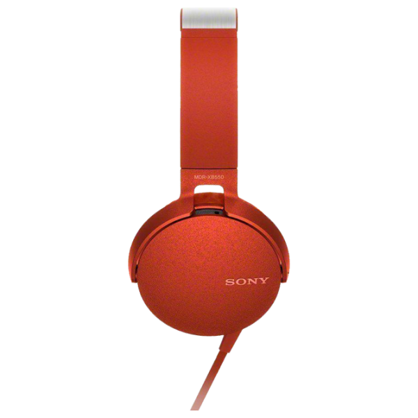 Căști Sony MDR-XB550AP Red Cu fir/ Personal photo 4 Căști Sony MDR-XB550AP Red Cu fir/ Personal photo 4