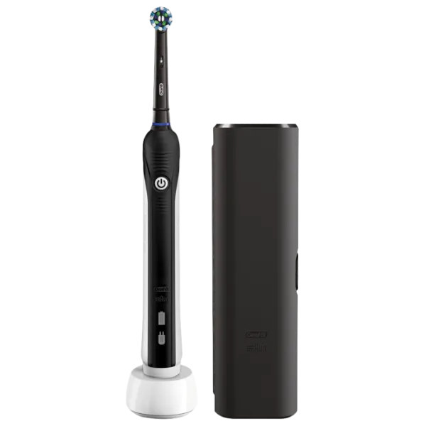 Зубная электрощетка Braun PRO 750 Cross Action 3D/ Черный photo 2 Зубная электрощетка Braun PRO 750 Cross Action 3D/ Черный photo 2
