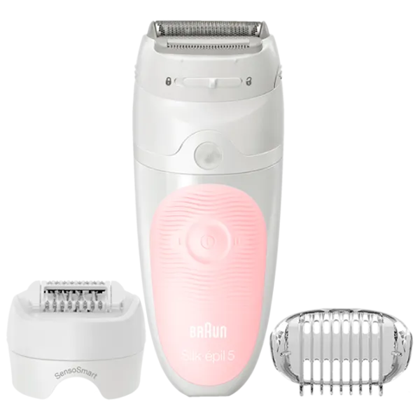 Epilator Braun SES5620 Uscată/ Umedă/ Pink White photo 2
