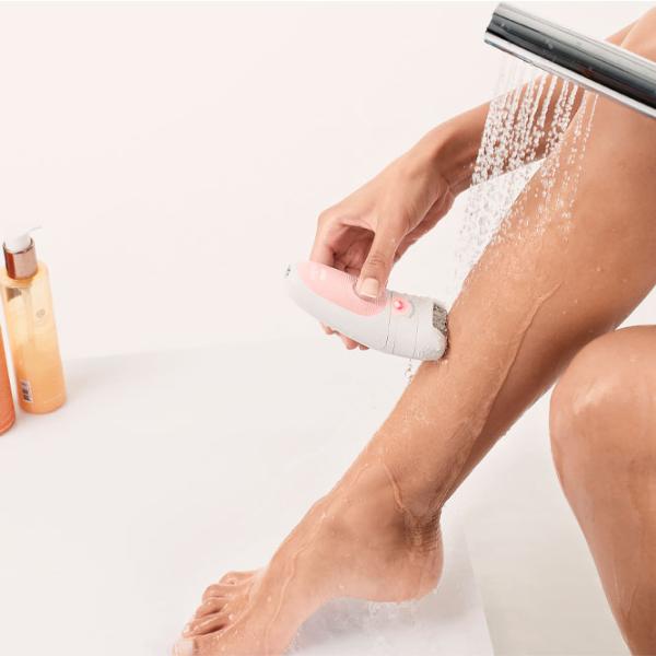 Epilator Braun SES5620 Uscată/ Umedă/ Pink White photo 6