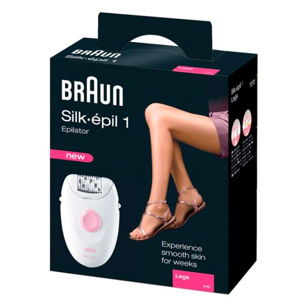 Эпилятор Braun SE1170L Сухая/ Розовый Белый photo 3