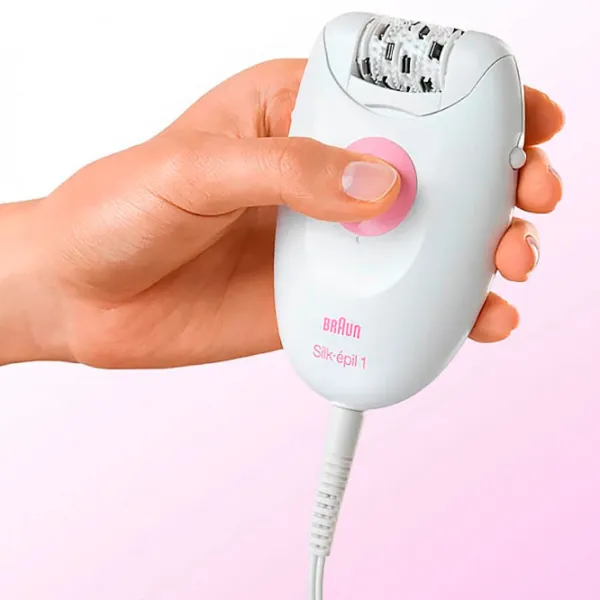 Эпилятор Braun SE1170L Сухая/ Розовый Белый photo 5