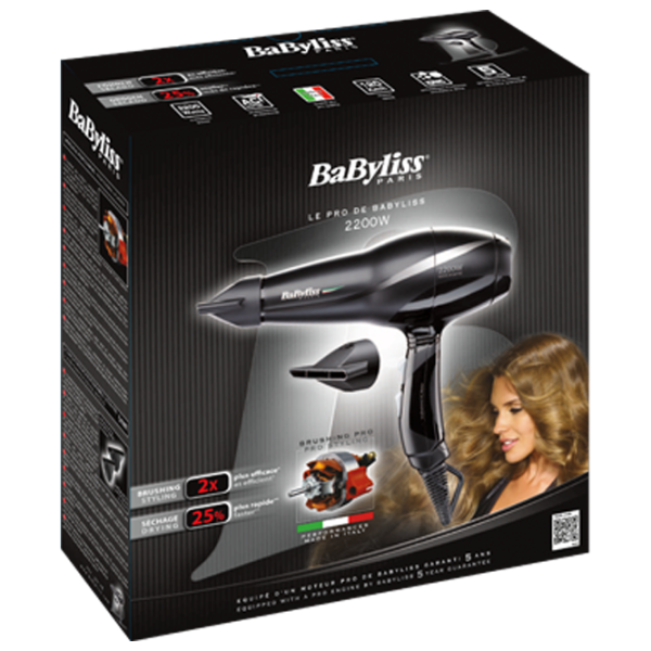 Uscător de păr Babyliss 6614E 2200 W / Black photo 6 Uscător de păr Babyliss 6614E 2200 W / Black photo 6