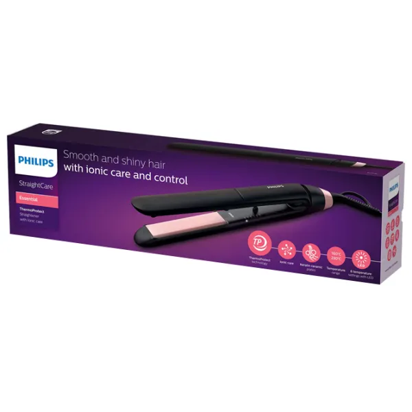 Выпрямитель для волос Philips BHS378/ 00 50 Вт/ Розовый Черный photo 5