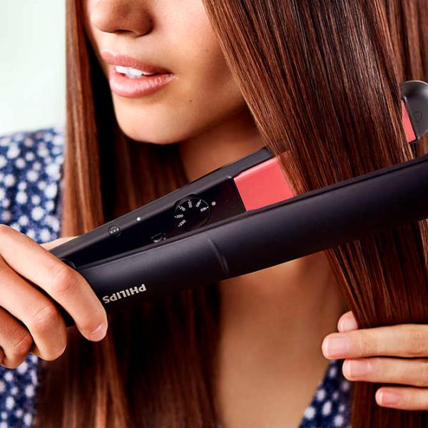 Выпрямитель для волос Philips BHS376/ 00 Розовый Черный photo 5