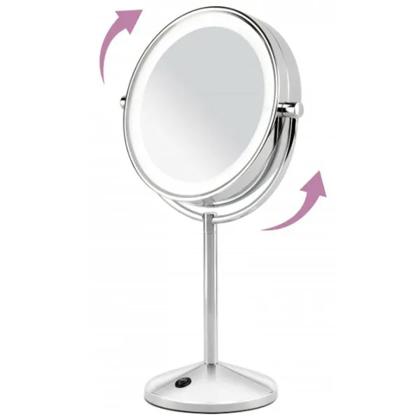 Oglindă Babyliss 9436Е Bilaterală/ Silver photo 3