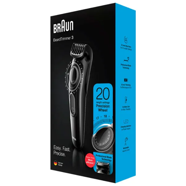 Trimmer facial Braun BT3222 Black photo 5