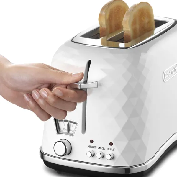 Тостер Delonghi CTJ2103W Механическое/ 900 Вт/ Белый photo 5