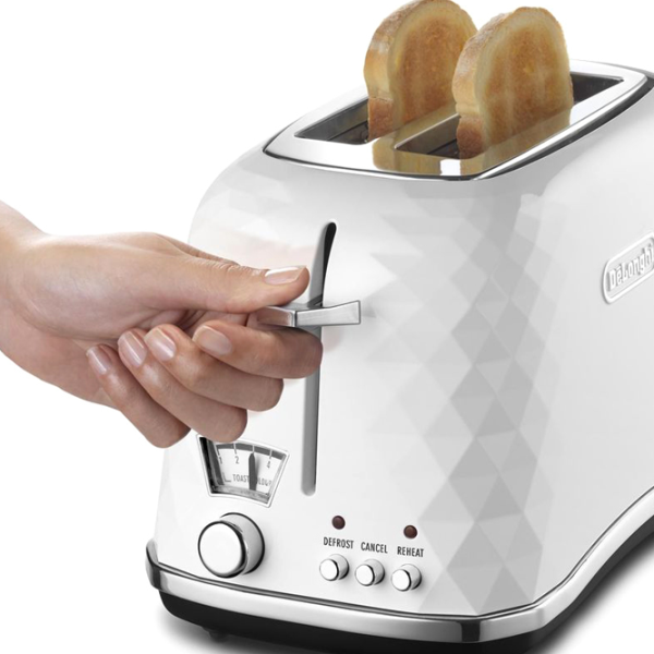 Тостер Delonghi CTJ2103W Механическое/ 900 Вт/ Белый photo 5