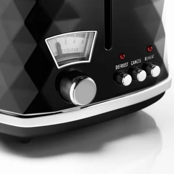 Toster Delonghi CTJ2103BK Mecanic/ 900 W/ Black photo 2