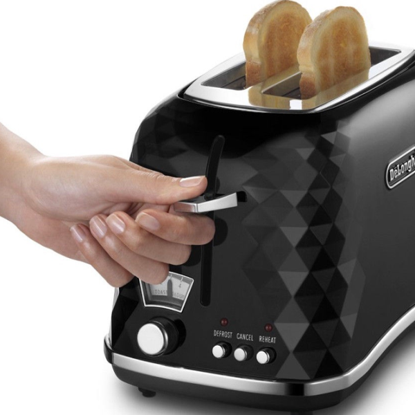 Toster Delonghi CTJ2103BK Mecanic/ 900 W/ Black photo 4