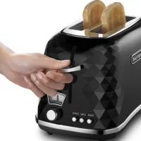 Тостер Delonghi CTJ2103BK Механическое/ 900 Вт/ Черный photo 4