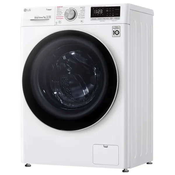 Mașină de spălat LG F2V5HS0W Direct Drive/AI DD/Steam/LG ThinQ/7 kg/White photo 3 Mașină de spălat LG F2V5HS0W Direct Drive/AI DD/Steam/LG ThinQ/7 kg/White photo 3