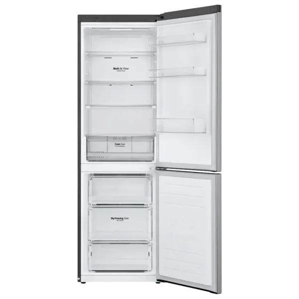 Frigider LG GA-B459MMQZ cu congelator jos 341 l / 186 cm / Inox photo 4