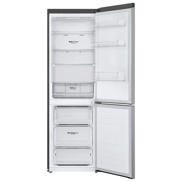 Frigider LG GA-B459MMQZ cu congelator jos 341 l / 186 cm / Inox photo 4