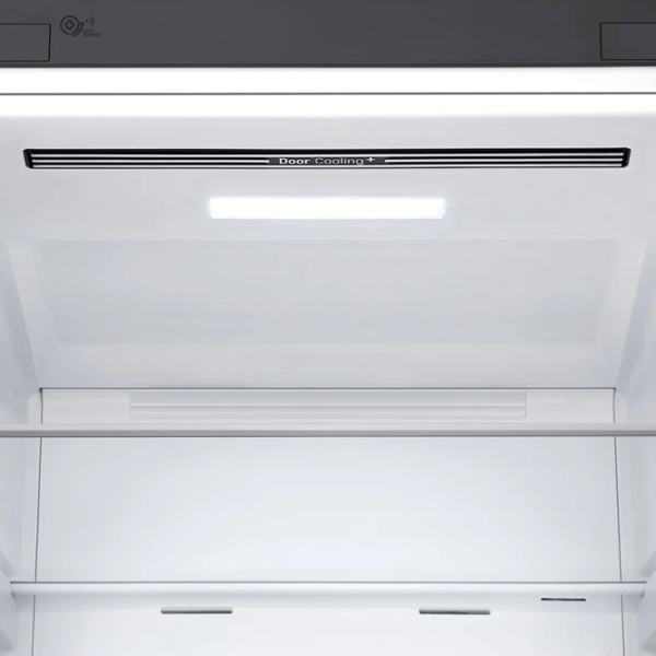 Frigider LG GA-B459MMQZ cu congelator jos 341 l / 186 cm / Inox photo 7
