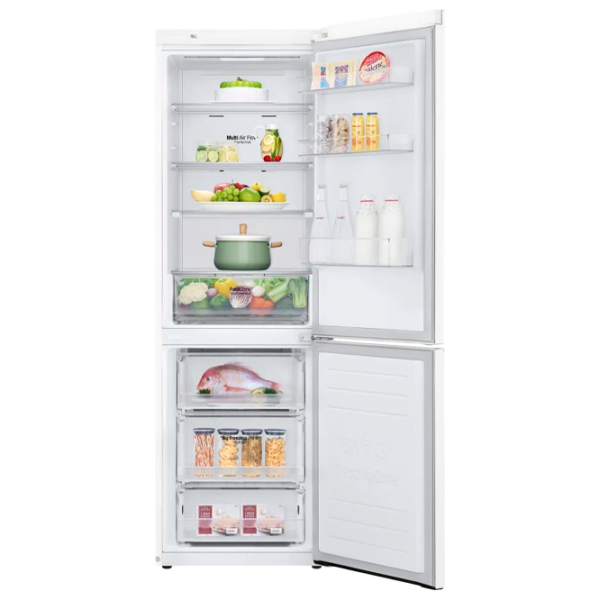 Frigider LG GA-B459MQQZ cu congelator jos 374 l / 186 cm / White photo 5