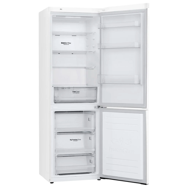 Frigider LG GA-B459MQSL cu congelator jos 341 l / 186 cm / White photo 3