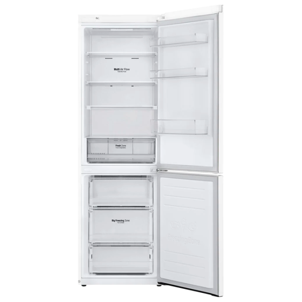 Frigider LG GA-B459MQSL cu congelator jos 341 l / 186 cm / White photo 4