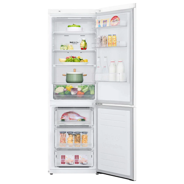 Frigider LG GA-B459MQSL cu congelator jos 341 l / 186 cm / White photo 5