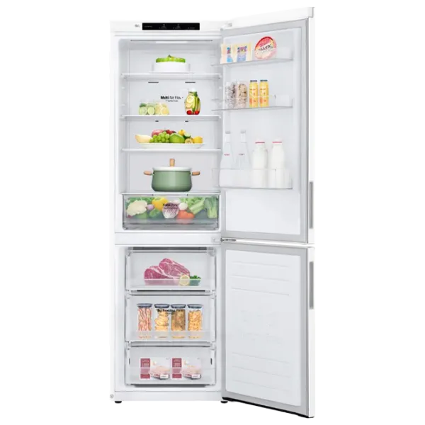 Frigider LG GA-B459CQCL cu congelator jos 341 l / 186 cm / White photo 8