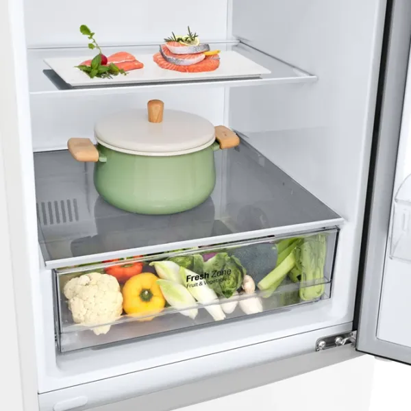 Frigider LG GA-B459CQCL cu congelator jos 341 l / 186 cm / White photo 11