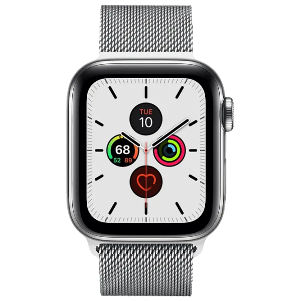 Умные часы Apple Watch Series 5 1.78"/ MWVE2/ Milanese Loop Серебристый photo 2 Умные часы Apple Watch Series 5 1.78"/ MWVE2/ Milanese Loop Серебристый photo 2