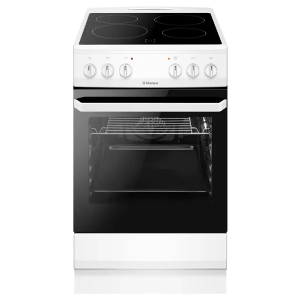 Aragaz Hansa FCCW580009 Electrică/ White/ Black photo 2 Aragaz Hansa FCCW580009 Electrică/ White/ Black photo 2