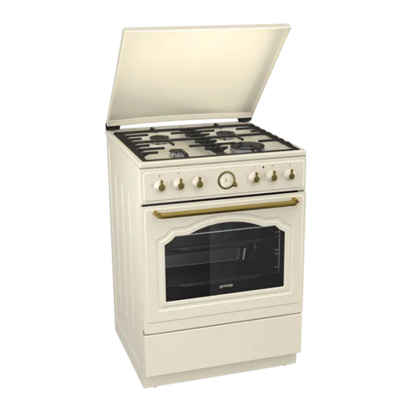 Aragaz Gorenje K 62 CLI Combinată/ Ivory photo 2 Aragaz Gorenje K 62 CLI Combinată/ Ivory photo 2