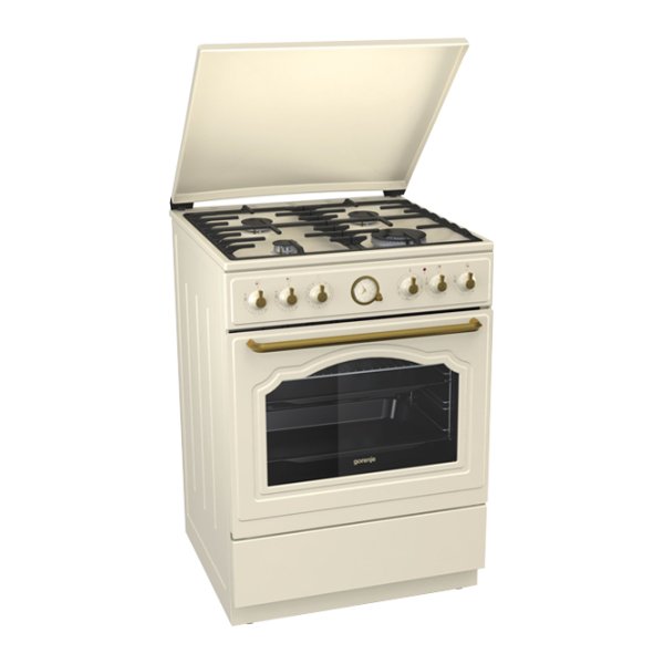 Aragaz Gorenje K 62 CLI Combinată/ Ivory photo 2 Aragaz Gorenje K 62 CLI Combinată/ Ivory photo 2