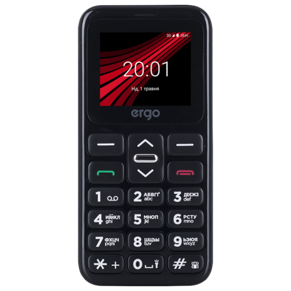 Ergo F186 Solace Черный / Dual SIM photo 2