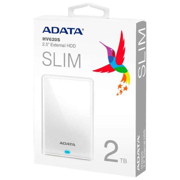 Внешний накопитель HDD ADATA HV320 2 ТБ HV320-2T/ Белый photo 6