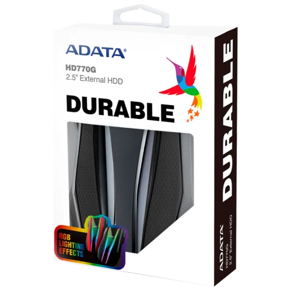 Устройство хранения SSD HDD ADATA HD770G 2 ТБ AHD770G-2TU32G1-CBK/ Черный photo 5