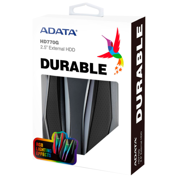 Устройство хранения SSD HDD ADATA HD770G 2 ТБ AHD770G-2TU32G1-CBK/ Черный photo 5