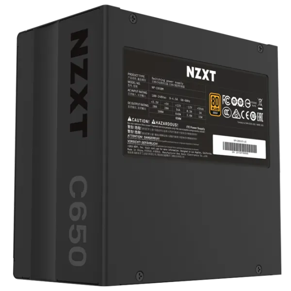 Блок питания NZXT C650 80+ Gold/ 650 Вт photo 4