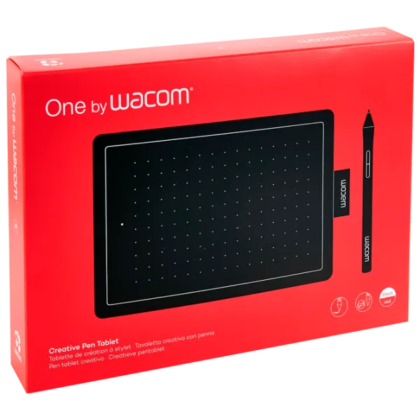 Tabletă grafică Wacom ONE Small CTL-472-N Black photo 3