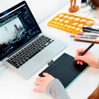 Tabletă grafică Wacom Intuos S CTL-4100WLE-N Pistachio photo 6