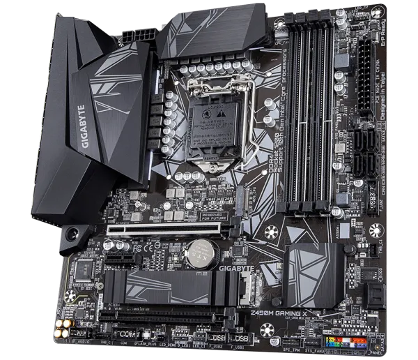 Материнская плата Gigabyte Z490M GAMING X 1.0 mATX/ Intel Z490 photo 3