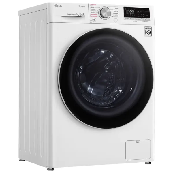 Стиральная машина LG F4V5VS0W Direct Drive/AI DD/Steam/LG ThinQ/9 кг/Белый photo 2