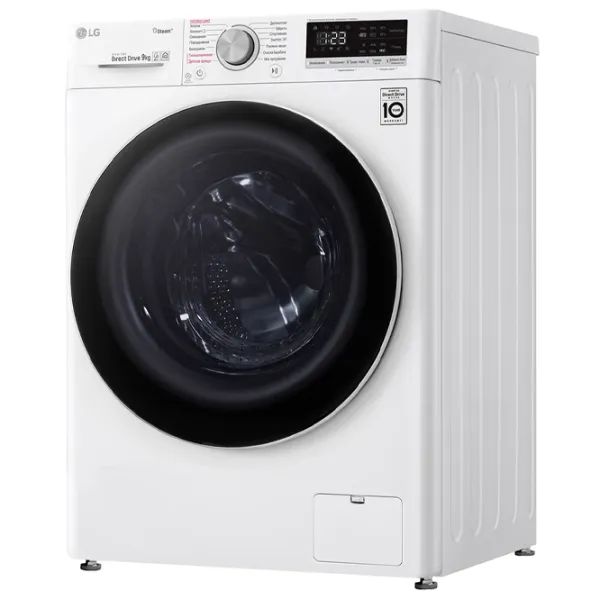 Стиральная машина LG F4V5VS0W Direct Drive/AI DD/Steam/LG ThinQ/9 кг/Белый photo 3