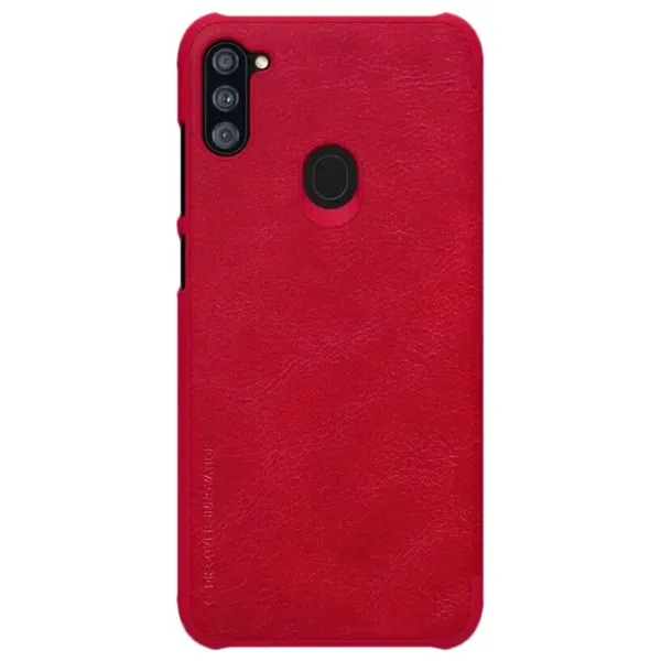 Husă pentru smartphone Samsung Galaxy A11 Nillkin/ Flip Cover/ Piele ecologică/ Red photo 2