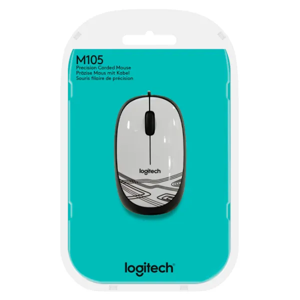 Мышь Logitech M105 USB/ Белый photo 5 Мышь Logitech M105 USB/ Белый photo 5