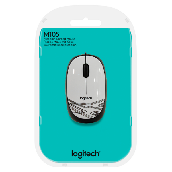 Мышь Logitech M105 USB/ Белый photo 5 Мышь Logitech M105 USB/ Белый photo 5