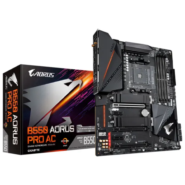 Placă de bază Gigabyte B550 AORUS PRO AC 1.0 ATX/ AMD B550 photo 5