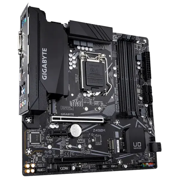 Материнская плата Gigabyte Z490M 1.0 mATX/ Intel Z490 photo 3