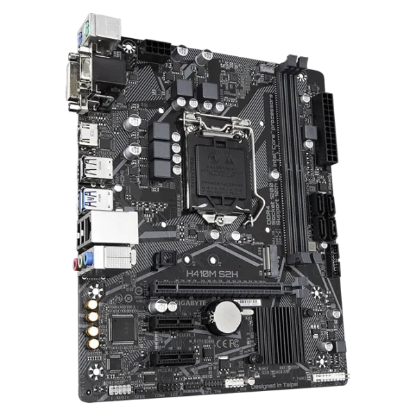 Placă de bază Gigabyte H410M S2H 1.0 Gaming/ mATX/ Intel H410 photo 2