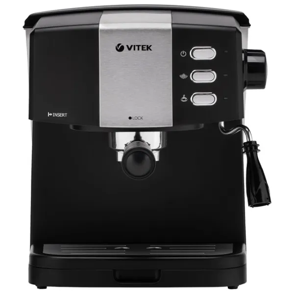 Espressor Vitek VT-1523 Рожковая / 1.5 л / Черный photo 2