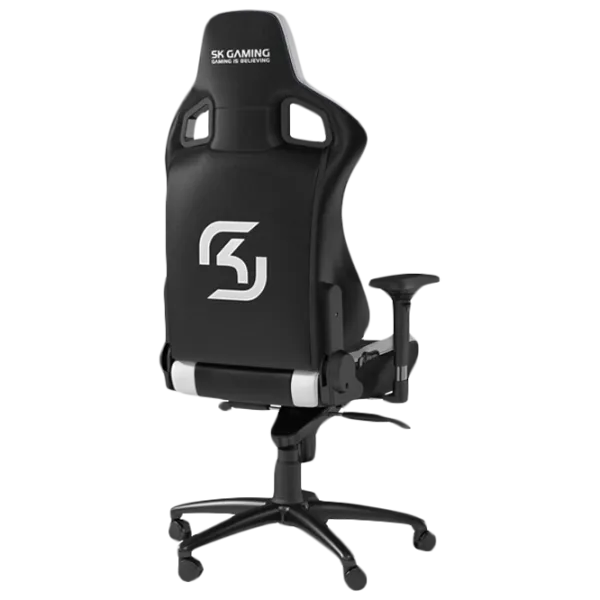 Scaun Gaming NOBLECHAIRS EPIC Series SK Gaming White Black photo 3