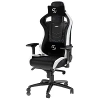 Scaun Gaming NOBLECHAIRS EPIC Series SK Gaming White Black photo 5