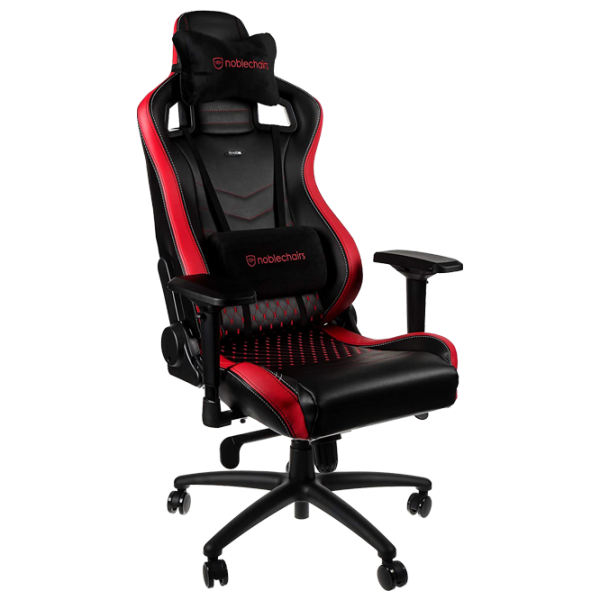 Игровое кресло NOBLECHAIRS EPIC Mousesports Edition Красный Черный photo 4